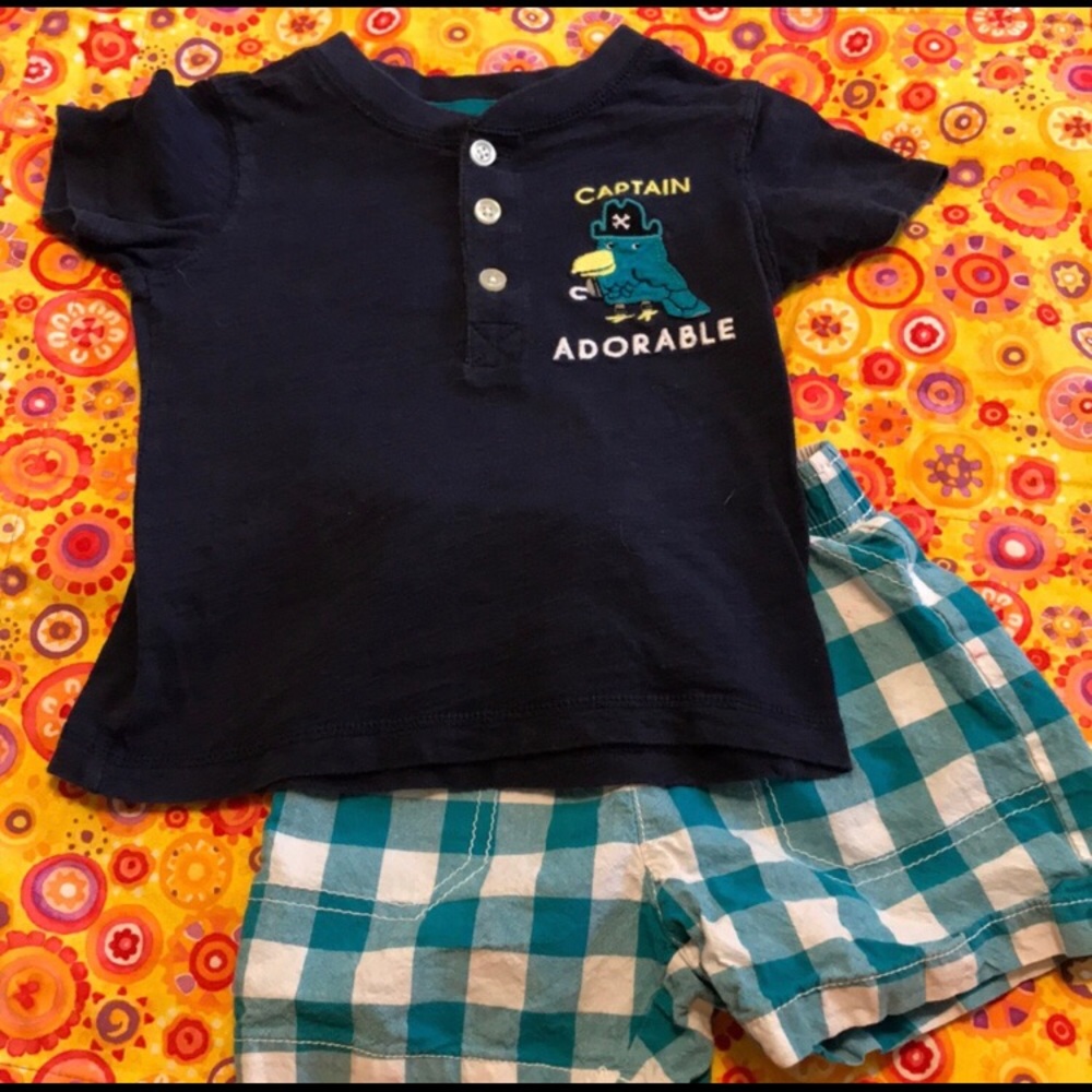 Toddler boy shorts set